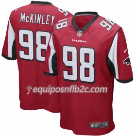 Camiseta Hombre NFL Atlanta Falcons Takkarist McKinley 98 Nike Rojo
